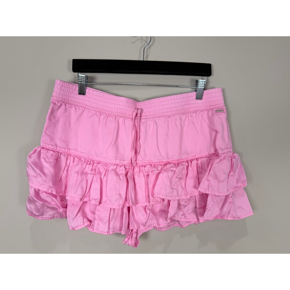 PINK Victoria's Secret Ruffled Mini Skirt in Light Pink skort💗 💗